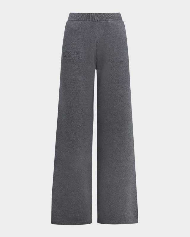Fatigue Sisters Wide-Leg Knit Pants